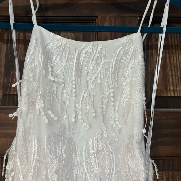 Lulus white fringe dress - Picture 2 of 4